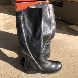 Report Jadah Moto black boots Size 7